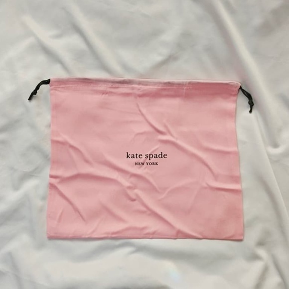New Kate Spade Small Drawstring Dust Bag 14" x 11" Pink - Picture 1 of 1